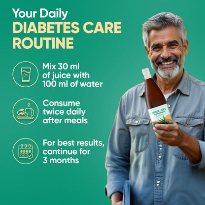 Dr. Vaidya’s Diabex Juice for Diabetic Care | Ayurvedic Diabetes Juice with Karela, Jamun & Neem | Helps Manage Blood Sugar Levels | No Added Sugar or Artificial Flavours | 950ml