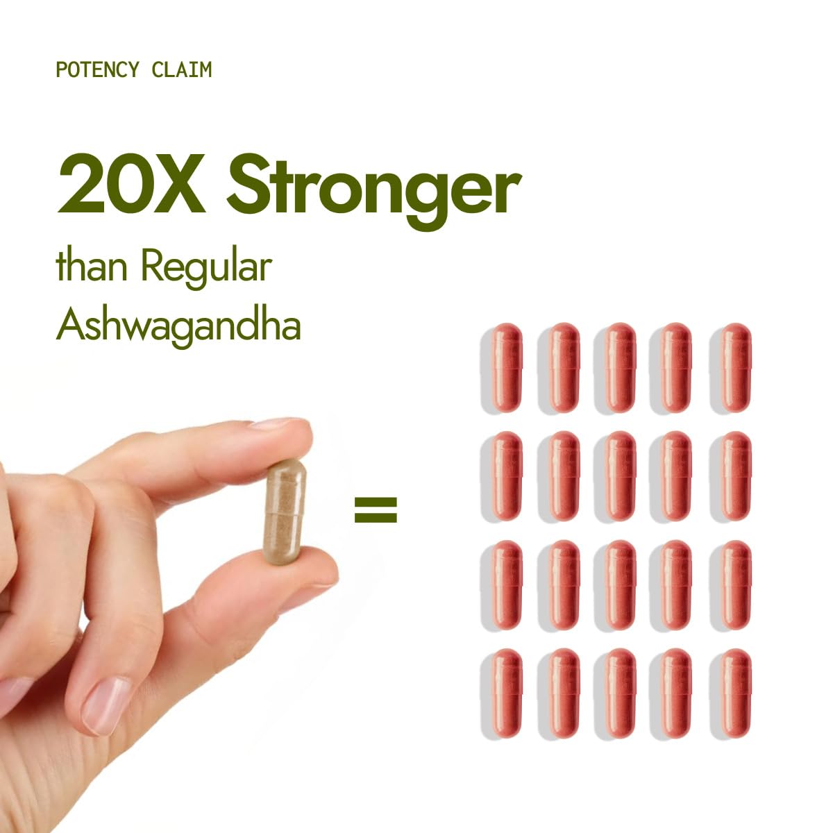 Kapiva KSM-66 Ashwagandha (500mg) | Clinically Proven with 5% Withanolides | 100% Root Extract | Supports Cortisol Balance, Strength & Vitality | Natural Stress Relief | 60 Veg Capsules