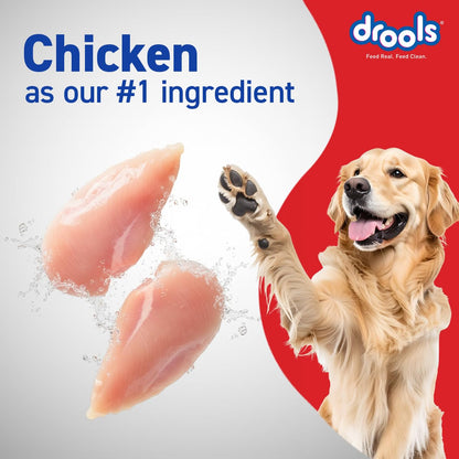 Drools Adult Dry Dog Food 1.2kg | Chicken & Egg Flavour | Omega 3 & 6 for Growth | Better Digestibility | Supports Joint Health