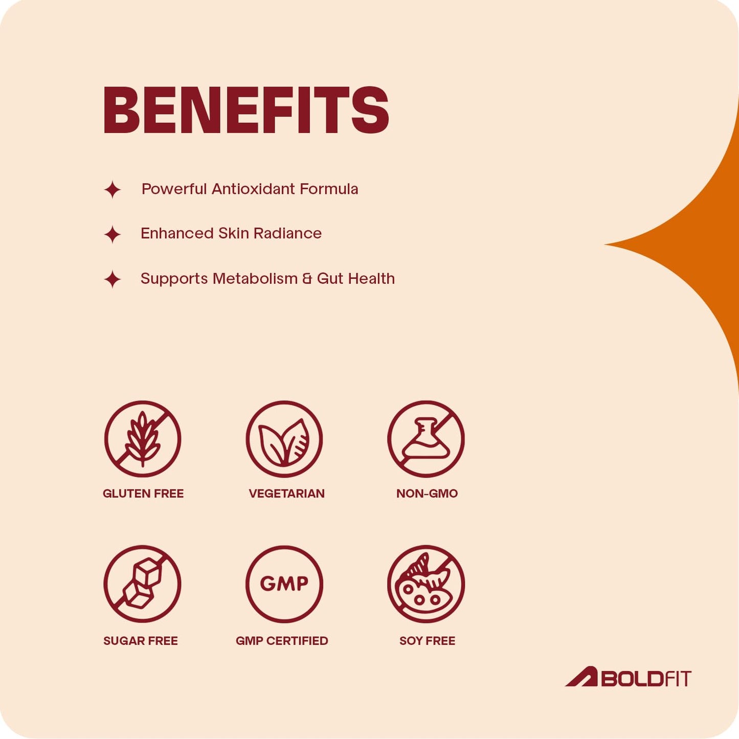 Boldfit Glutathione Effervescent 500mg LGlutathione Tablets with Vitamin E,Biotin and Vitamin C Tablet Supports Healthy Skin, Detoxification and Immune Health- 15 Veg Effervescent