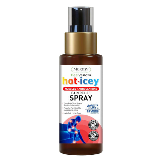 Pain Relief Spray | Hot-Cool Formula For Instant Relief From Back Pain, Leg Pain, Lumbar Pain, Knee Pain, Joint Pain, Sports Injuries, Sleep Support & Muscle Recovery | 100 g