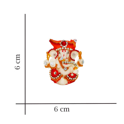 Ganesh Murti for Home & Office Decor, Ganesha Hand Crafted Best Car Dashboard Room Decoration Item (Bajirao Ganesha)