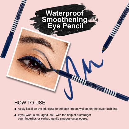 Daily Life Forever52 Waterproof Smudgeproof Smoothening Eye Pencil For Long Lasting Eye Makeup, (White) F512