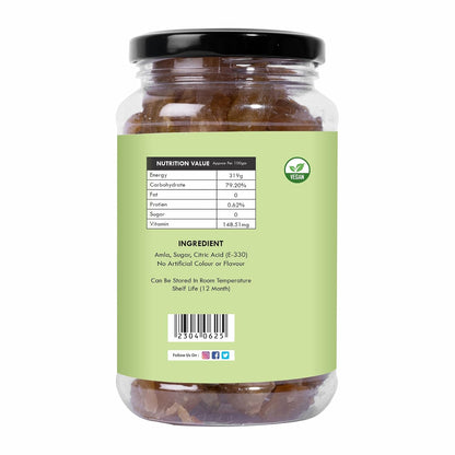 Cravez Dried Amla Candy | Export Quality Aamla | 300 Gram | Low Processed Amla |Natural | No Preservative | No Artificial Colour Used