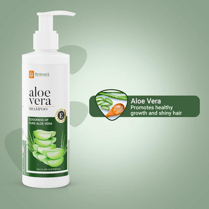 Krishna's Aloe Vera Shampoo Cleans - 500 ml