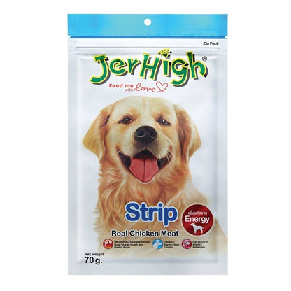 JerHigh Strip Dog Treat, 70 g