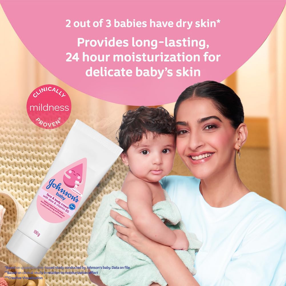 Johnson's Baby Cream For Summer, 100g