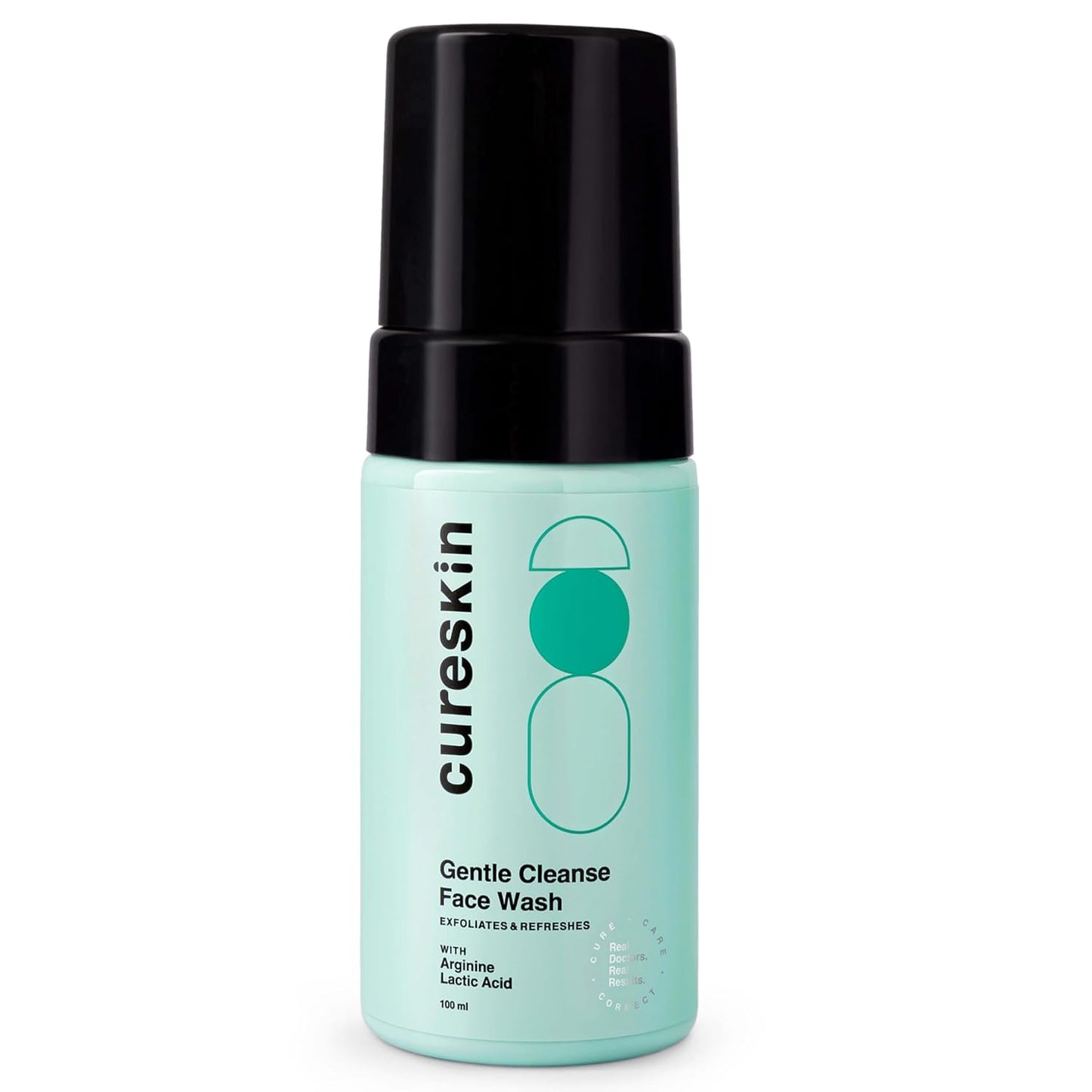 Cureskin Gentle Cleanse Brightening Face Wash with Lactic Acid AHA Foam Face Wash for Women and Men | Face Wash for Men and Women,100 ml (Pack of 1)
