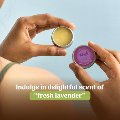 Vilvah Deo Shot - Lavender & Sage | Chemical-Free Underarm Deodorant for Odour Control & Dark Underarms | Absorbs Wetness, Soothes Skin | Natural Shea Butter | For Men & Women | 20g