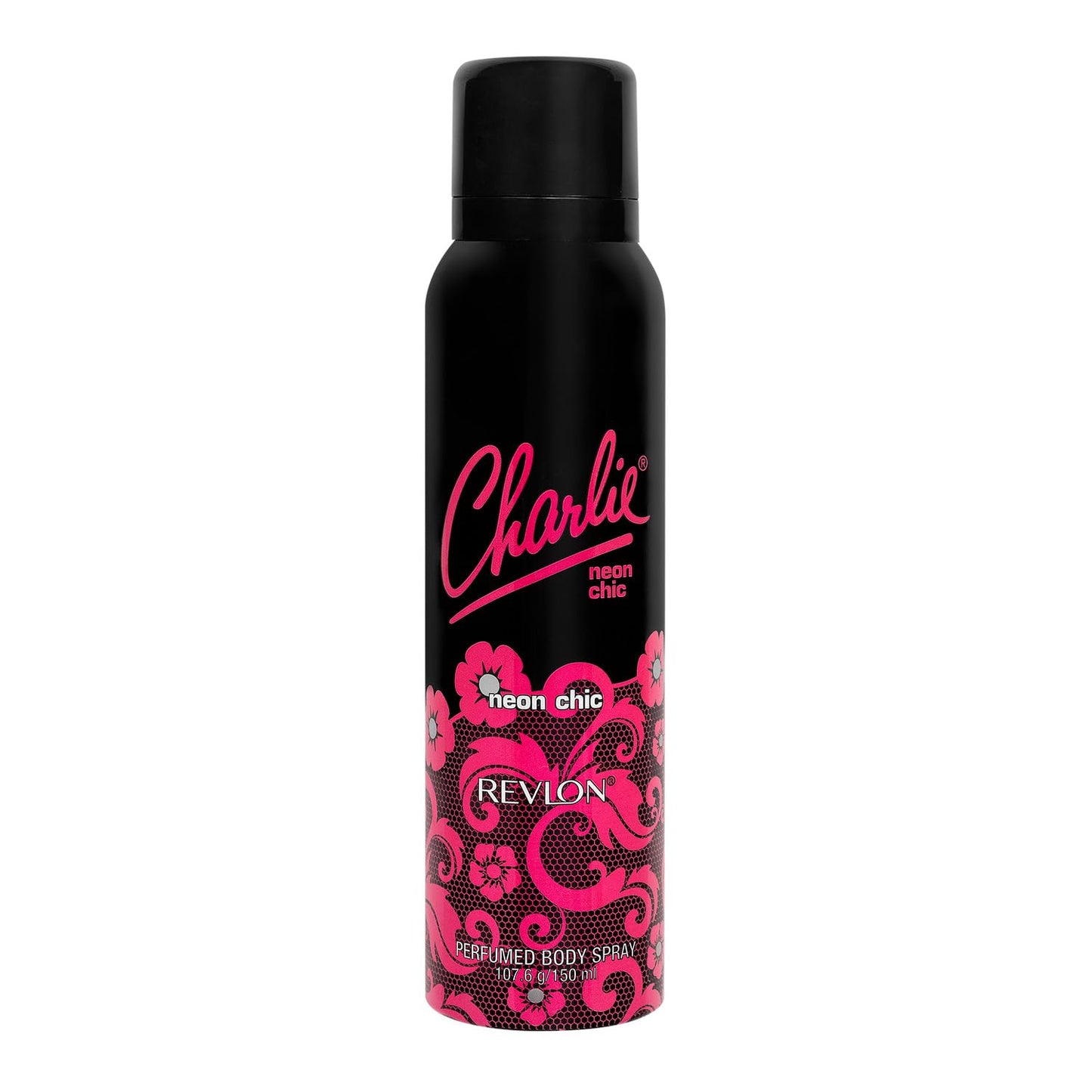 Revlon Charlie Neon Chic Perfume Body Spray | Vibrant, Feminine, And Naturally Sensual Scent | Contemporary And Bold Scent For Her | With Sandal Wood, Orange Flower, Grape Fruit | 150ml