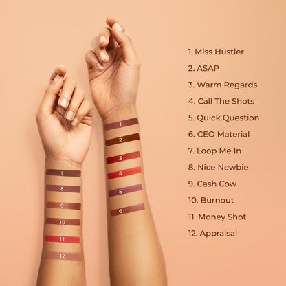 LoveChild Masaba Statement Matte Lipstick, Warm Regards (Maroon), Smooth Glide, Bold Matte Finish, Long-Lasting Lipsticks With Mango Butter Nourishing and Intense Color Payoff, Lightweight, 4g