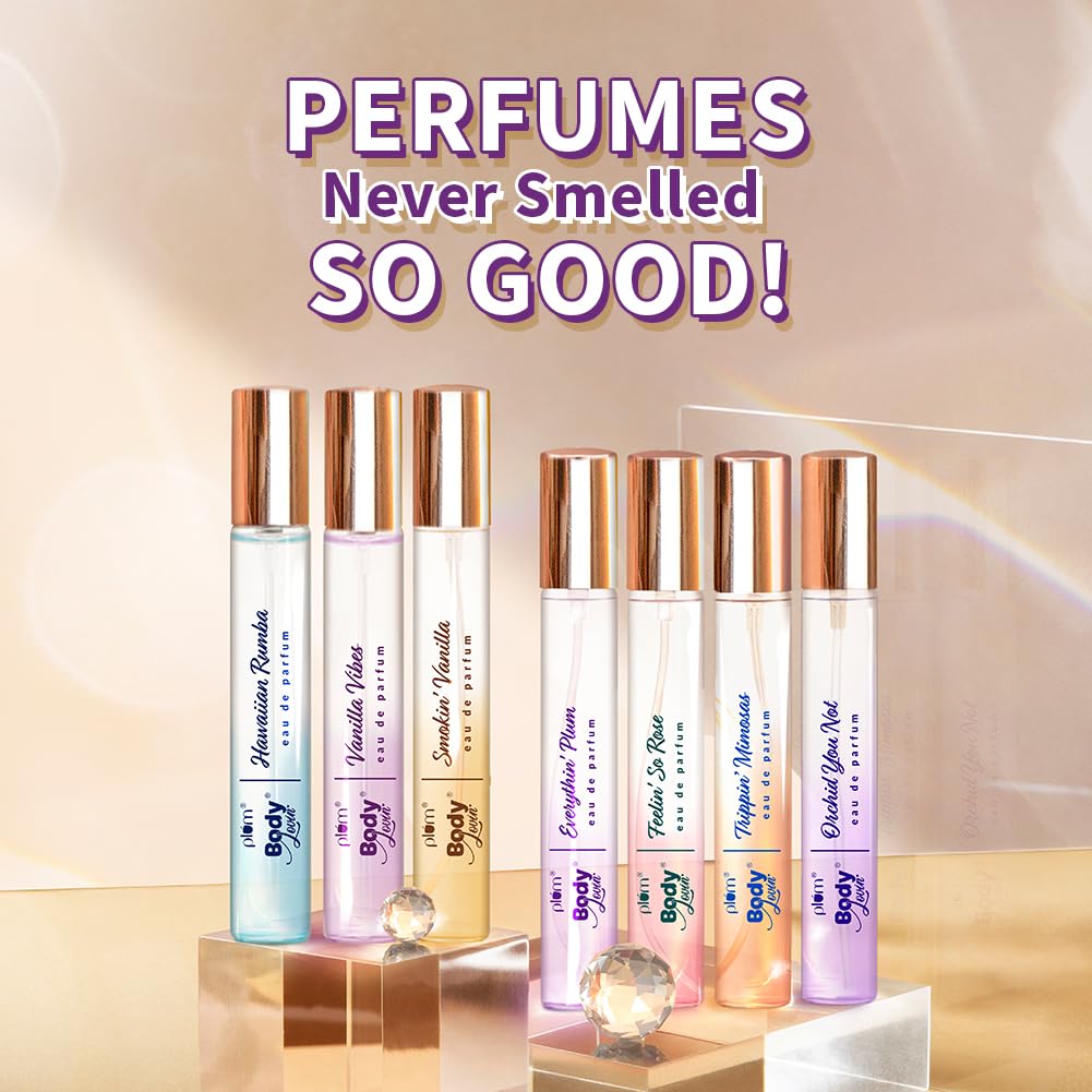 Plum BodyLovin' Vanilla Vibes Perfume | Long Lasting & Premium Warm Fragrance | Luxury Perfume For Women | Sweet, Warm & Irresistible Notes of Vanilla | Travel Friendly | High On Fun | 15ml