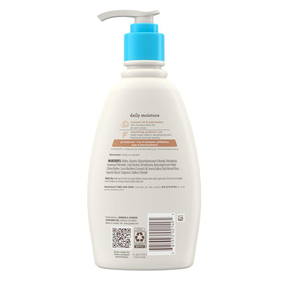 Aveeno Baby Daily Moisturizing Cream with Prebiotic Oat, Coconut Oil & Shea Butter, Gentle Coconut Scent, 12 fl. oz