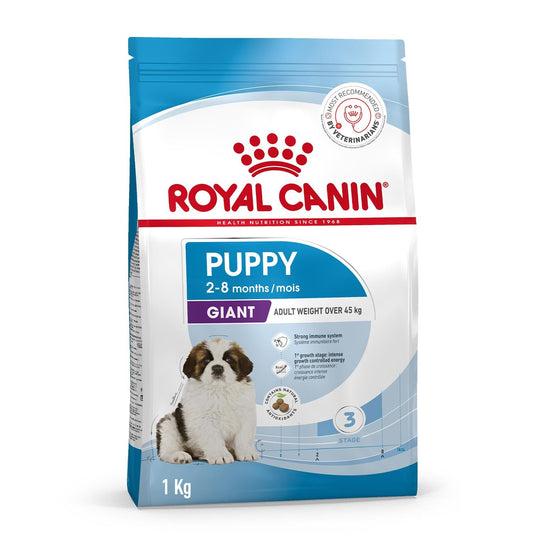 Royal Canin Giant Puppy Food, Dry Food, Supports Immune System, Bone & Joint Health, Promotes Growth controlled Energy, 1 Kg