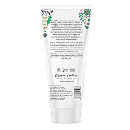 Aroma Magic Peppermint Exfol Gel | Treats blackheads, clears pores, brightens, hydrates With vegetable glycerine, aloe Vera gel, peppermint & lavender essential oils, lemon extract | All Skin - 100 ml
