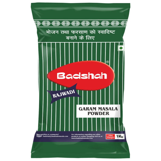 Badshah Rajwadi Garam Masala Powder / Blended Spices Mix / for Healthy Delicious & Flavourful / Hygienically Packed / No Preservatives / 1 Kg (Pack of 1) / Indian Spice