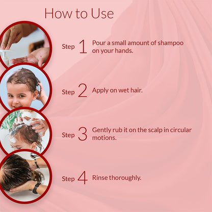 BabyOrgano Baby Shampoo for Kids 0+ years | Hair Growth & Nourishment | Methi Amla Shikakai Aloe Vera & Tomato | Tear Free | Sulphate Paraben & Soap Free | FDCA Approved | 200ml (Pack of 1)