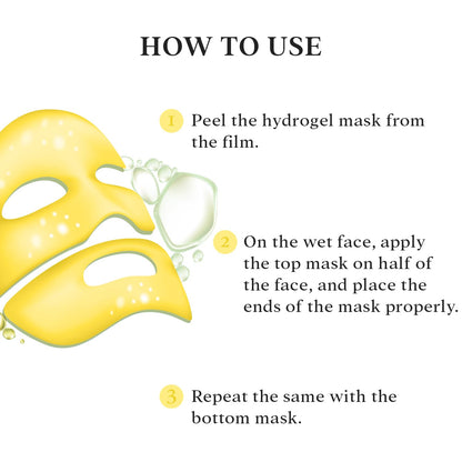 O3+ Vitamin C Hydrogel Facial Mask for Radiant & Glowing Skin
