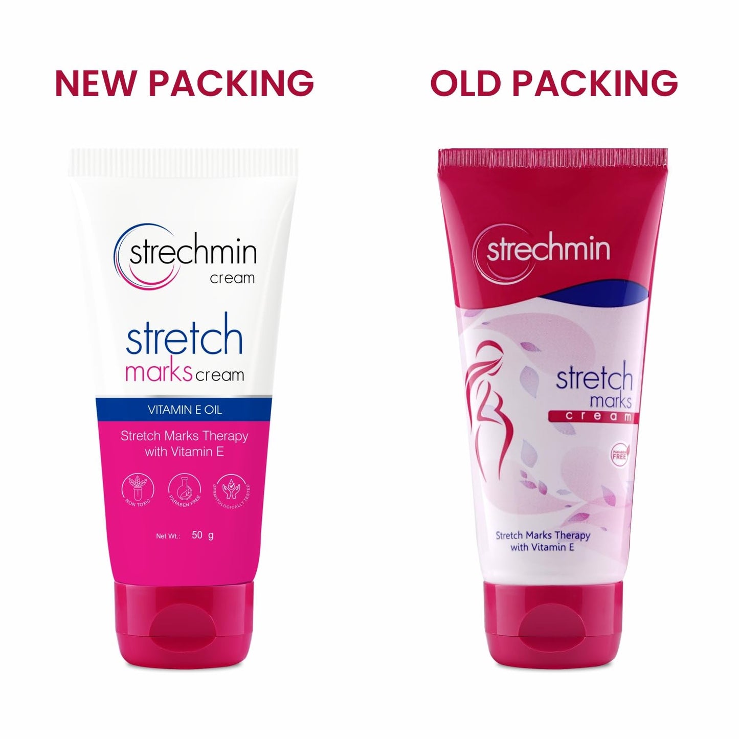 Leeford Stretch Marks Cream - 50g | Targets Old & New Stretch Marks Effectively | Goodness of Almond oil, Aloevera & Cucumber | Reduce Stretch marks & Scars During Pregnancy or Weight Loss
