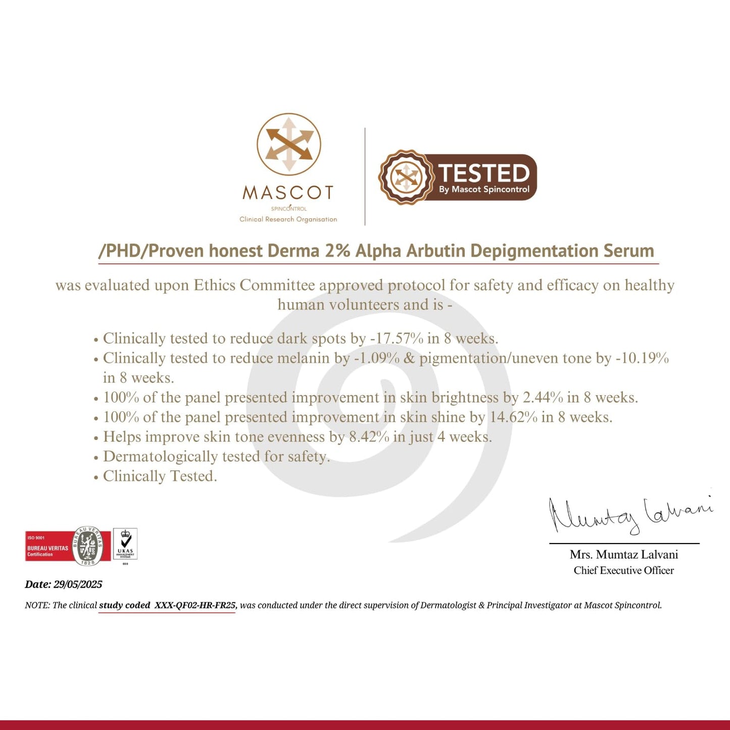 Proven Honest Derma /PHD/ 2% Alpha Arbutin Depigmentation Serum | Alpha Arbutin for Pigmentation & Dark Spot | Pigmentation serum for Women & Men | Tyrobright™, Niacinamide | Tan removal | Fragrance-Free | 30ml
