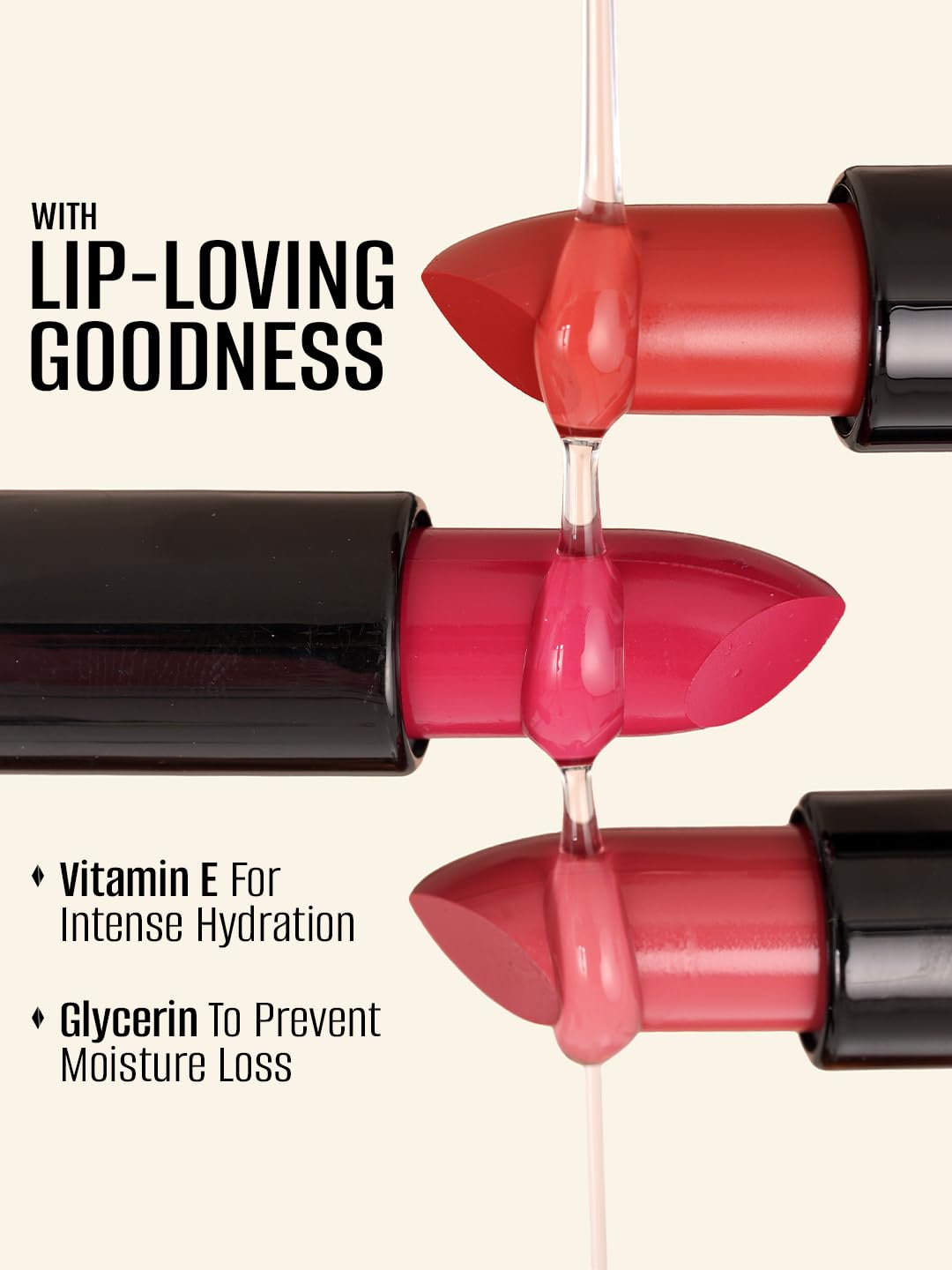 Swiss Beauty Select Dare To Matte Creamy Lipstick | with Velvety matte finish | Long Lasting Stay | with Vitamin E | Shade- Vivid Maroon, 3.8g |