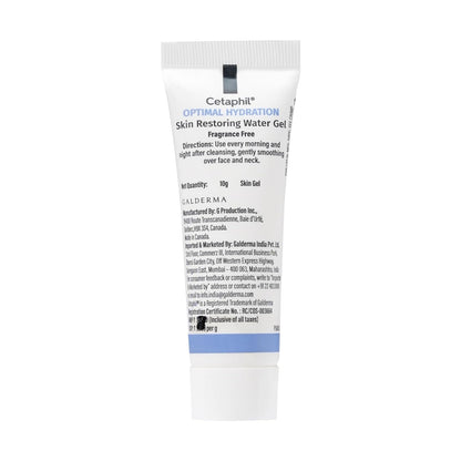 Cetaphil Optimal Hydration Restoring Water Gel 10g for Sensitive Skin
