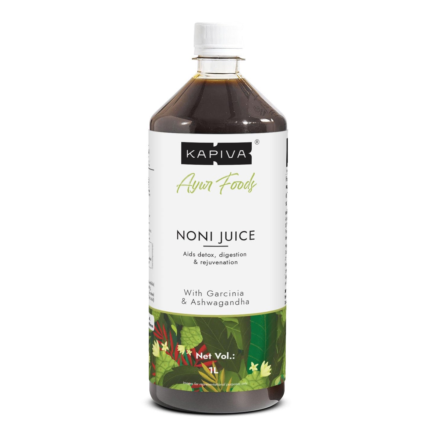 Kapiva Noni Juice (1L) - Rich in Antioxidants, Boosts Energy, Builds Immunity, Natural Detoxifier