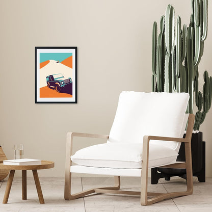 minimal modern art painting for wall decoration framed - wall framed poster/painting for home decoration ''single frame black '' (theme - minimal)(10x13 inches)