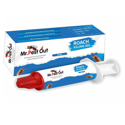 Mr.Pest Out Natural Cockroaches gel for Kitchens, Bathrooms, Cabinets, cockroachs Killer Gel, Repellent for Cockroaches for Indoor Cockroach Control, Insect Control