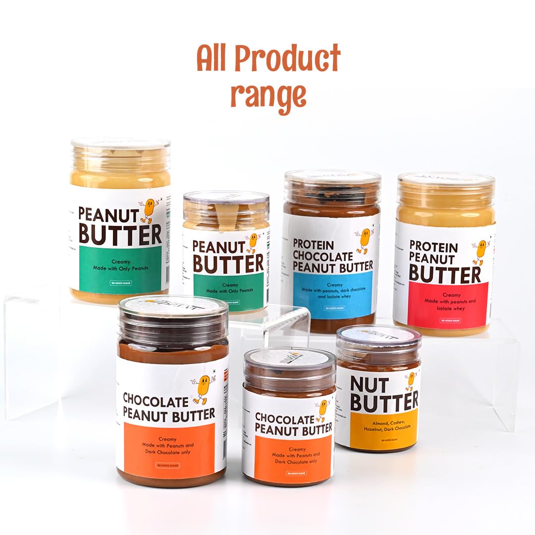ANAVRIN Chocolate Peanut Butter Creamy, 400gm | High Protein Peanut Butter | No Added Sugar | Healthy Chocolate Flavour Spread | Rich in Vitamin E, Minerals | Gluten Free