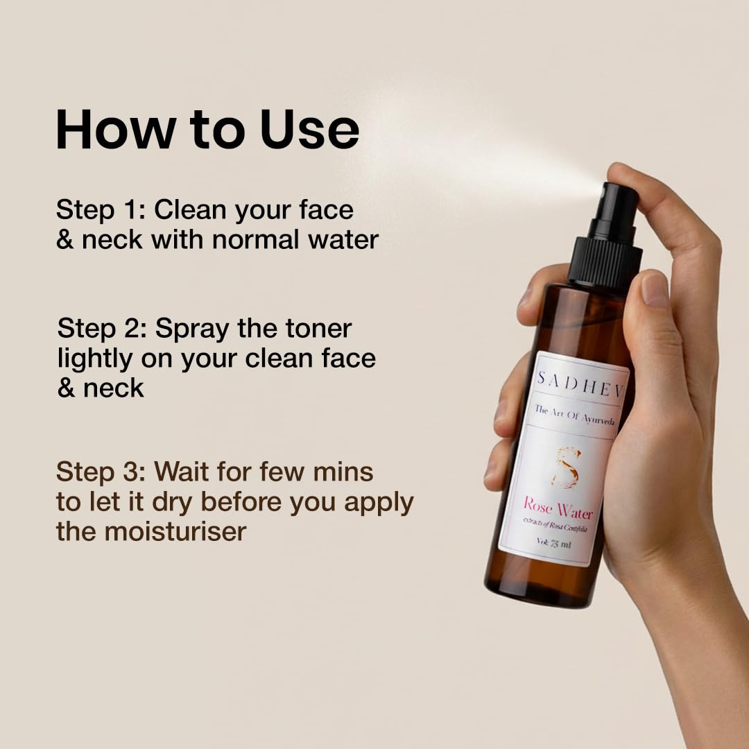 Sadhev - Natural Rose Water Toner