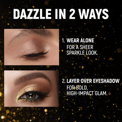 Daily Life Forever52 Dazzle Dot Pressed Glitter | Long-Lasting 12-Hour Wear | Ultra-Glam, High-Shine, Water-Resistant | Subtle to Bold Sparkle for Eyes & Face (Sunbeam-14, 1.68g)