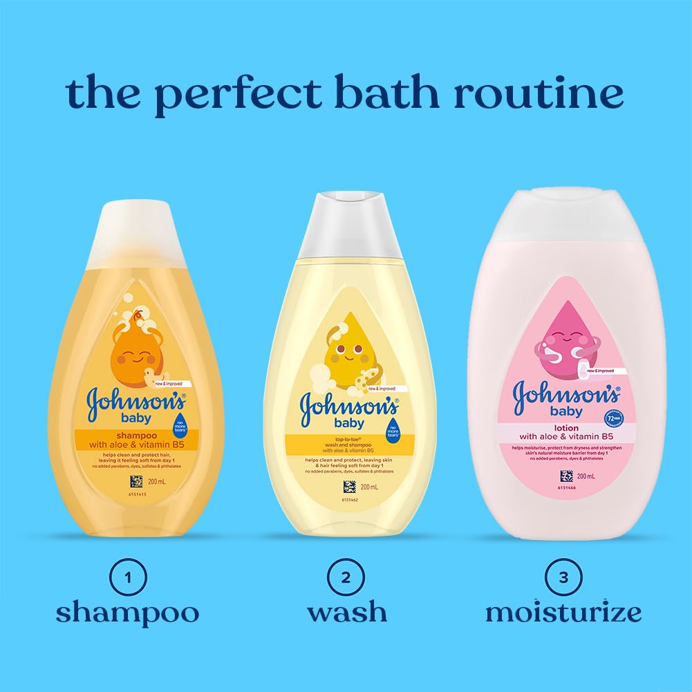 Johnson's Baby Top to Toe Baby Bath 200ml