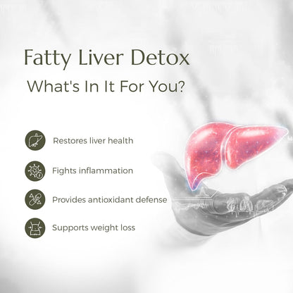 B'spoke Fatty Liver Detox | High Potency Formula for Cellular Detox & Liver Vitality | Enriched with Silymarin (Milk Thistle), Curcumin & Antioxidants | 60 Veggie Capsules