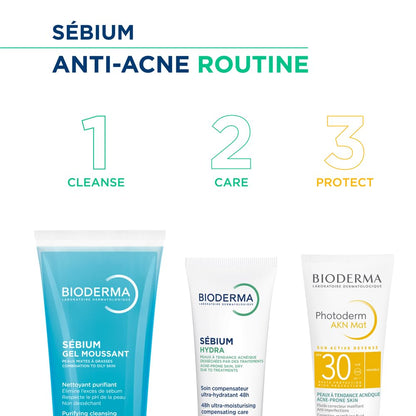 Bioderma Moisturizer for Acne, Redness (Oily Skin) 40ml