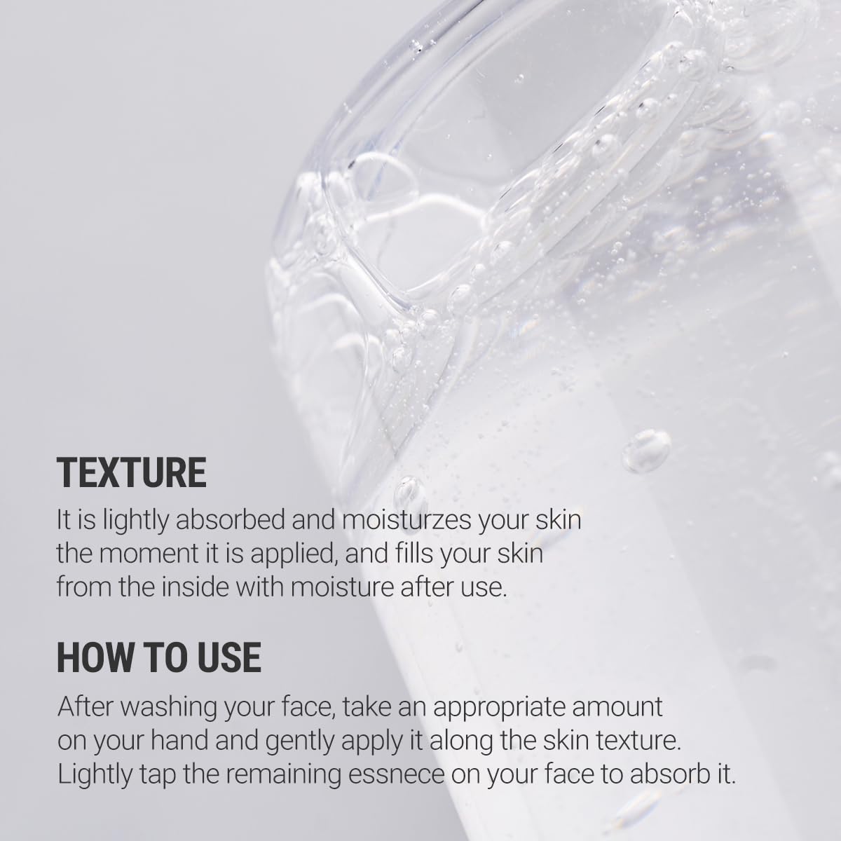 ROVECTIN Aqua Hyaluronic Essence (Activating Treatment Lotion) - 7 Layers Hyaluronic Acid Facial Toner with Niacinamide & Panthenol, Vegan Korean Skin Care (3.38 fl.oz, 100ml)