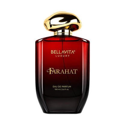 BELLAVITA FARAHAT | Dubai Crafted | Perfume For Man | 100ml | 25% Perfume Oil Concentration | Oud, Saffron, Patchouli & Musk | Premium Long Lasting Fragrance