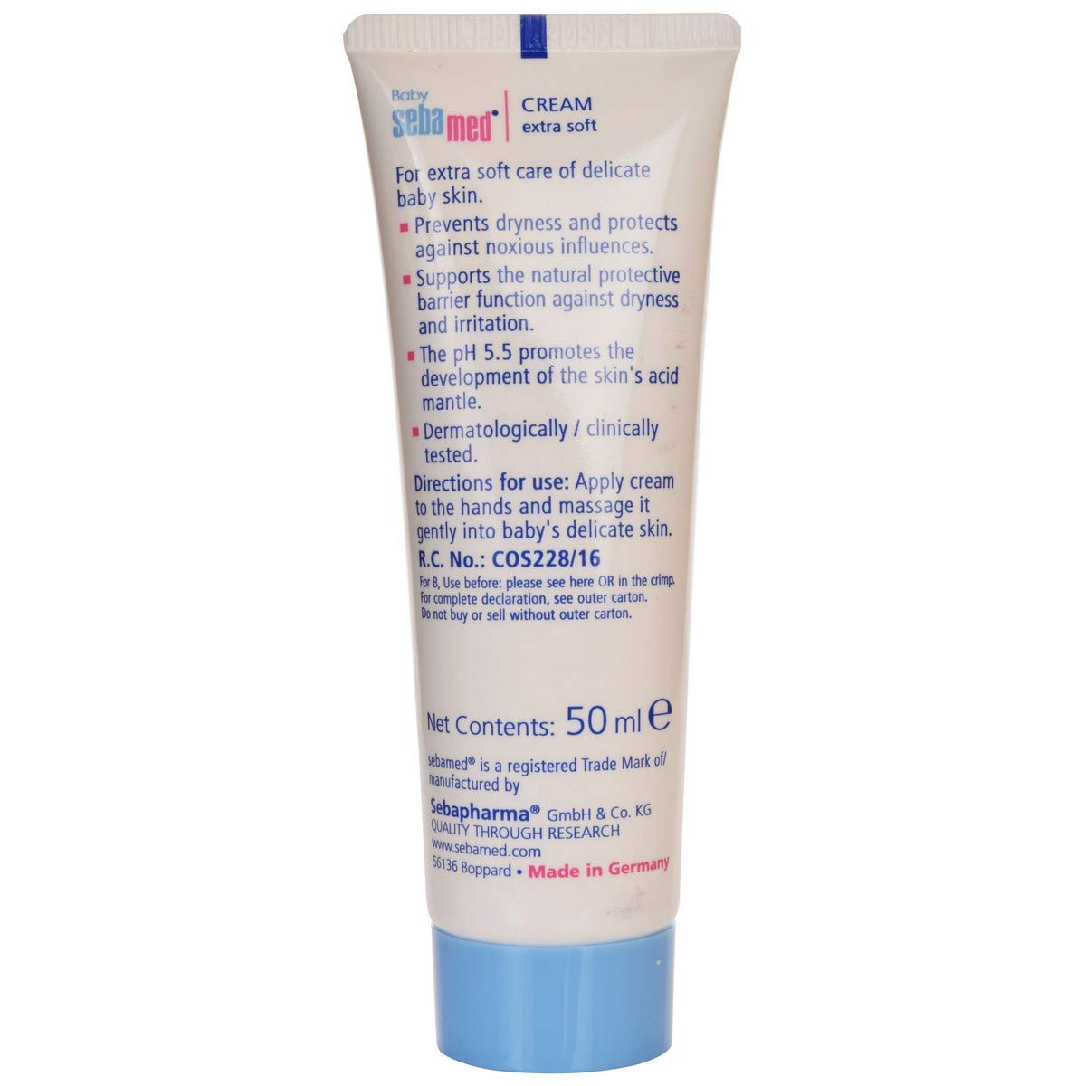 Baby Sebamed - Tube of 50 ml Cream