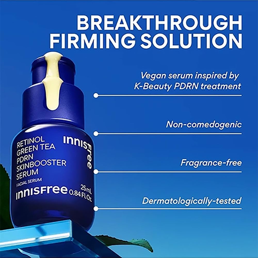 INNISFREE RETINOL GREEN TEA PDRN SKINBOOSTER AMPOULE