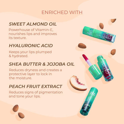 LoveChild Masaba Lip Gelato Tinted Lip Oil | Hydrating, Luminous finish |With Vitamin E, Jojoba oil, Hyaluronic Acid & Shea Butter, Raspberry Rose, 5ml