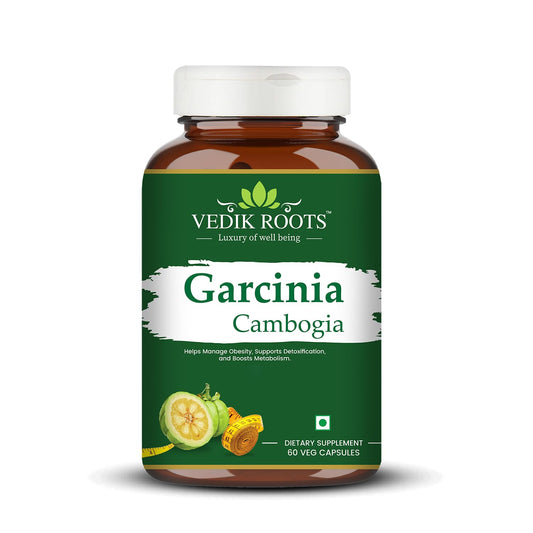 Garcinia Cambogia – Natural Weight Loss & Fat Burner for Belly Fat Control | Supports Appetite Control, Metabolism Boost | Herbal Supplement | 60 Capsules