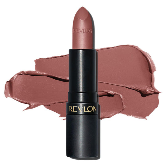 REVLON Super Lustrous Luscious Matte Lipstick, 80% Conditioning Ingredients, intance color, Waterproof, Long-Lasting, 100% Vegan Lipstick, Shameless (014), 4.25 gm