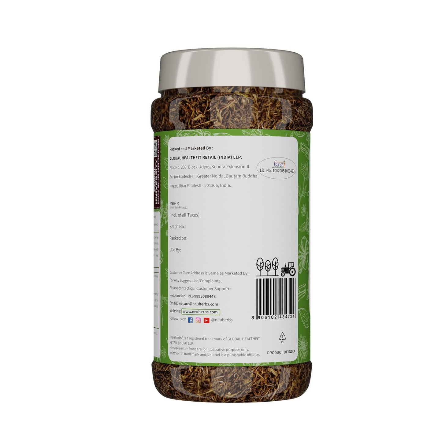 Neuherbs Green Tea (50g Pack of 1) For Weight Management & Boost Metabolism | 100% Clean & Natural Whole Leaves | Rich In Antioxidant | No Artificial Color & Flavor | Healthy & Refreshing