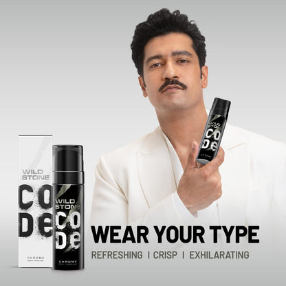 Man holding Wild Stonedeo bottles with product packaging on a gray background