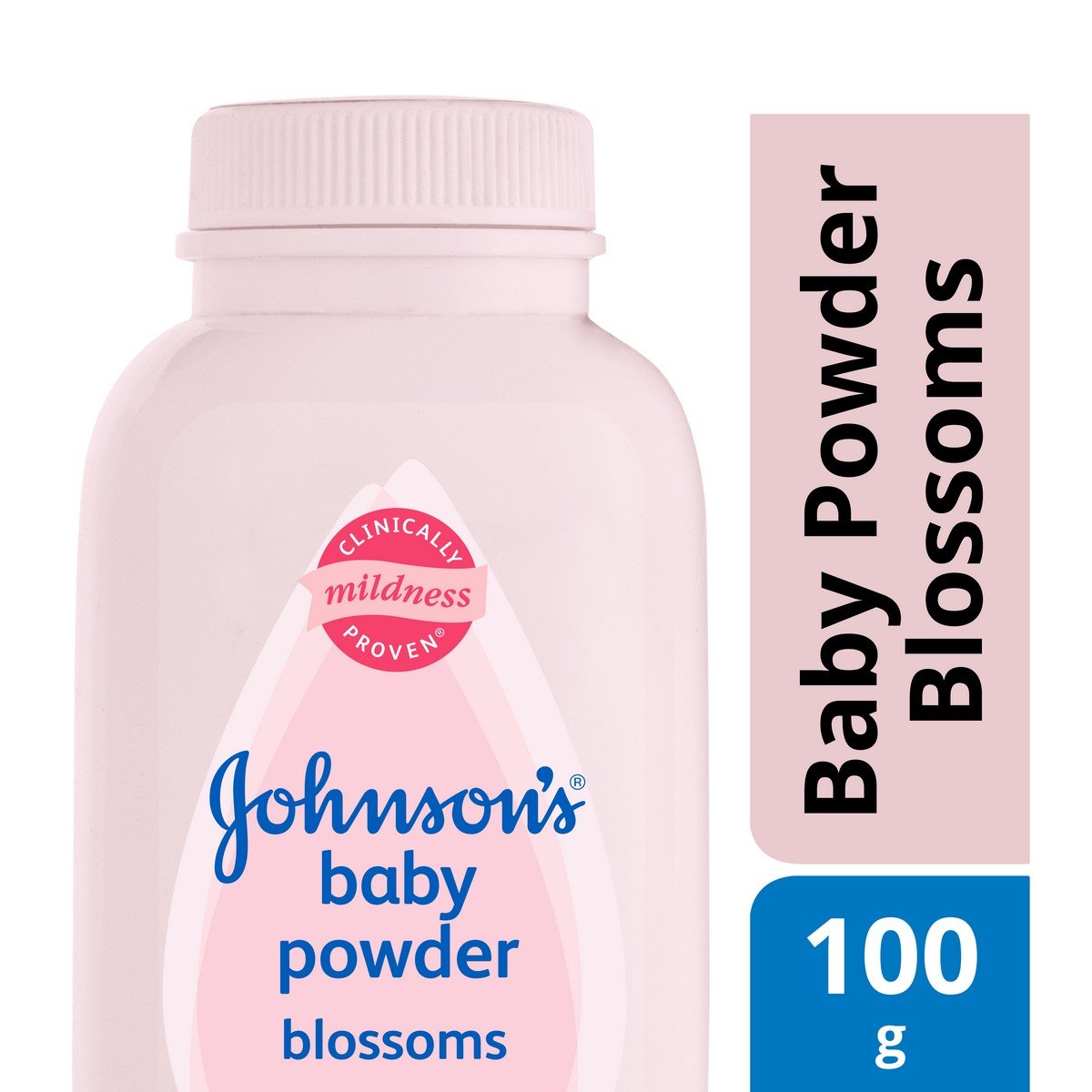 Johnson's Baby Powder Blossoms | With Sodium Citrate, Citric Acid | Pack of 1, 100g