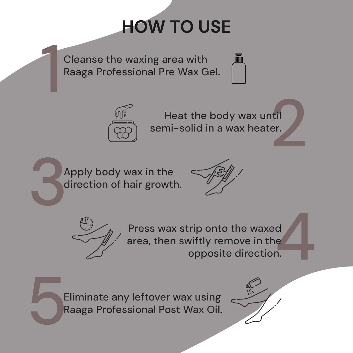 Raaga Professional Liposoluble Body Wax | Dark Chocolate (Contains Imported Ingredient) | Dermatologically Tested, Colophony Free | For All Skin Types (800 ml)