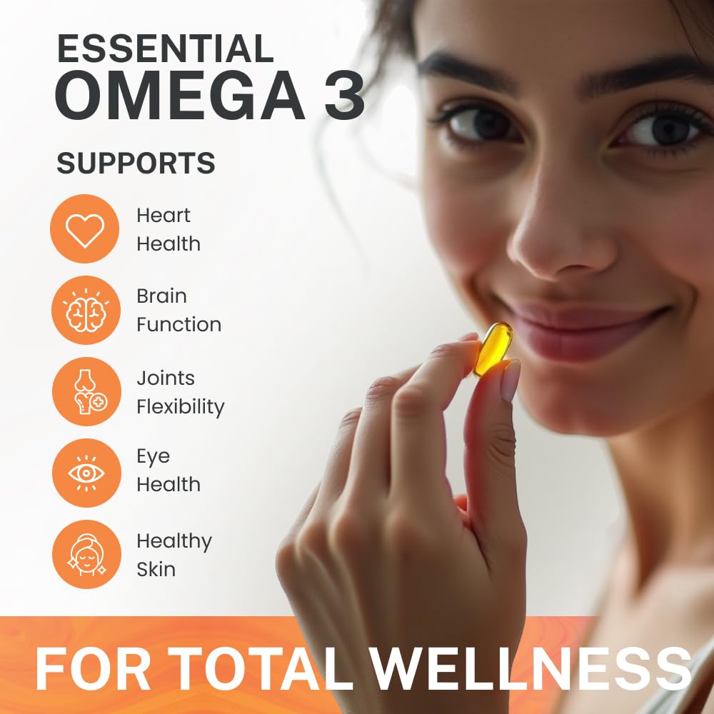 NaturePath Salmon Omega 3 Fish Oil capsules plus Vitamin E - 1000mg - For Men & Women - Supports Heart, Brain, Joints, & skin Health - No Fishy Aftertaste - 3rd Party Lab Tested - 90 Softgels