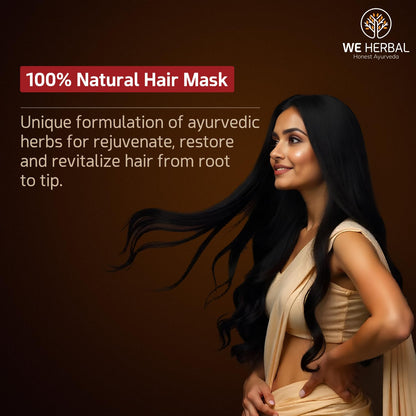 WE HERBAL Hair Mask 200g, Natural Hair Care, Deep Conditioning & Nourishing, Suitable for All Hair Types