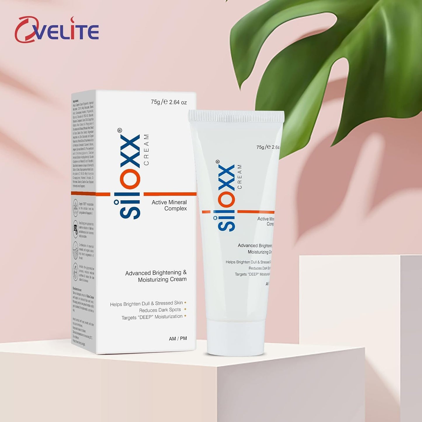 Siloxx Advanced Brightening & Moisturizing Cream with Active Mineral & Hydration Complex | Dark Spot Reduction & Deep Skin Nourishment | 75g