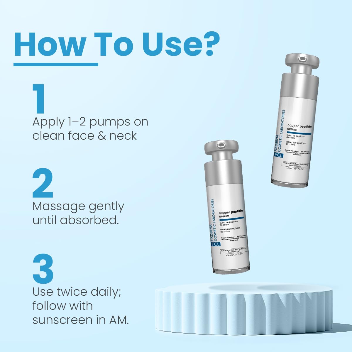 FCL Cooper Peptide Face Serum 30ml